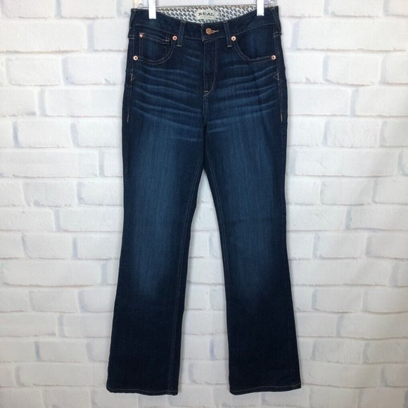 Ariat Denim - Ariat Real Ballary Boot Cut Jeans Size 29 Dark Wash